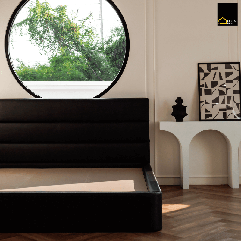 เตียงนอน 3.5 ฟุต RENITA HOME รุ่น Payton สีน้ำตาลเข้ม_3